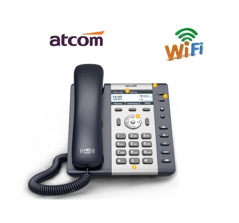 Điện thoại IP Wifi Atcom A20WAC - Maitel